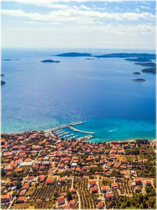 Orebic, penisola di Peljesac, Croazia